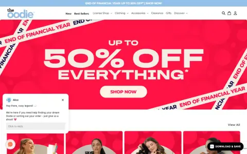 The Oodie — homepage